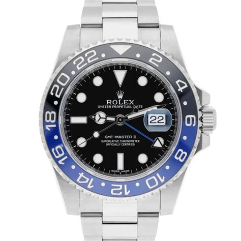 rolex gmt ceramica nero e blu|Acquista Rolex Batman su Chrono24.